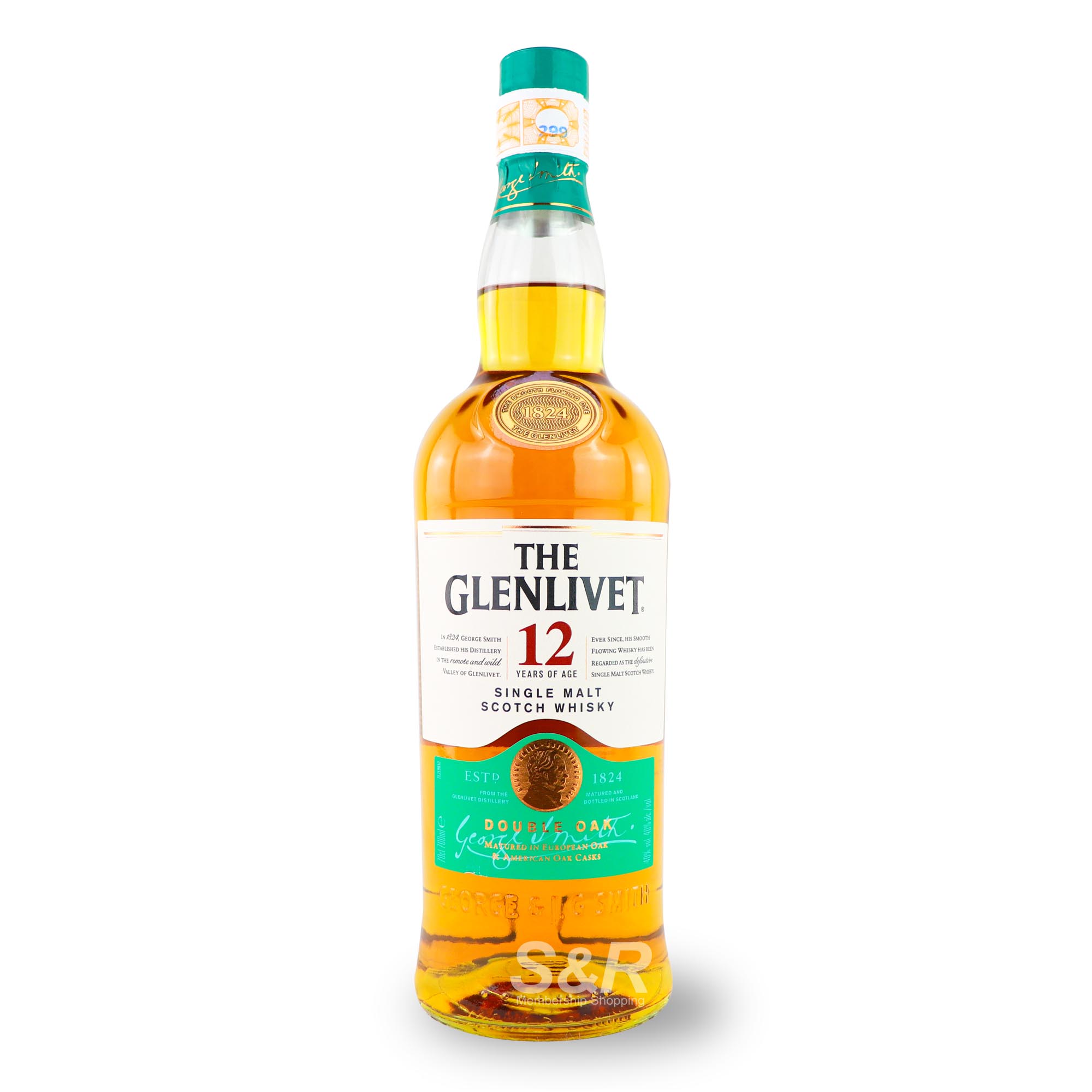 The Glenlivet Aged 12 Years Single Malt Scotch Whisky 700mL